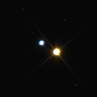 白鳥座の二重星　アルビレオ