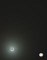 木星＆ガリレオ衛星と天王星