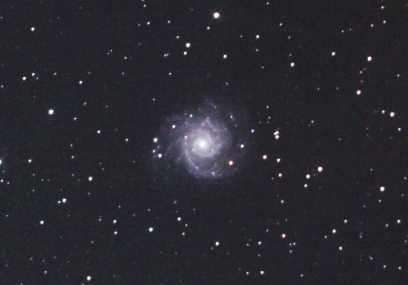 天城高原で撮影したM74