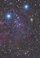 オリオン座のアルニラムとミンタカ周辺の星雲