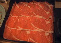 シャブシャブの肉
